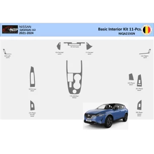 Nissan Qashqai J12 from 2021 Basic Interior Trim WHZ Dashboard trim kit 11 Parts 2