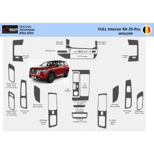 Nissan Pathfinder R53 2023 up Interior WHZ Dashboard trim kit 25-Parts 2