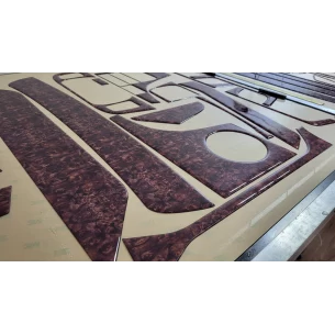 Daf XF XG XG-Plus 2021 3D Interior Dashboard Trim Kit Dash Trim Dekor 27 Parts 