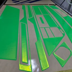 Daf XF XG XG-Plus 2021 3D Interior Dashboard Trim Kit Dash Trim Dekor 27 Parts 