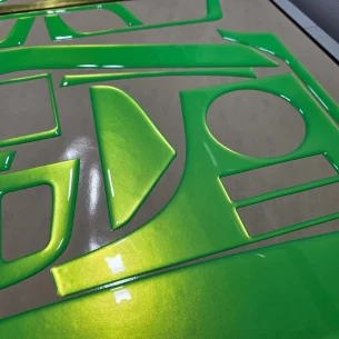 Daf XF XG XG-Plus 2021 3D Interior Dashboard Trim Kit Dash Trim Dekor 27 Parts 