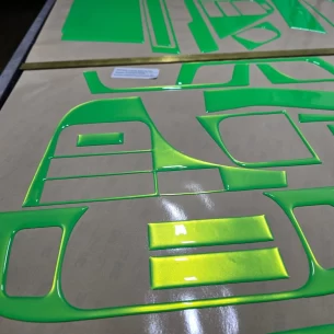 Daf XF XG XG-Plus 2021 3D Interior Dashboard Trim Kit Dash Trim Dekor 27 Parts 