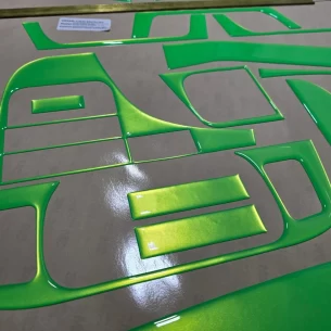 Daf XF XG XG-Plus 2021 3D Interior Dashboard Trim Kit Dash Trim Dekor 27 Parts 