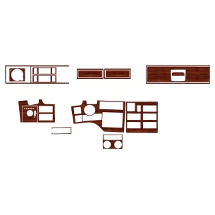 Volvo FM Version 5 ab 2020 XL XXL 3D Interior Dashboard Trim Kit Dash Trim Dekor 20-Parts 2