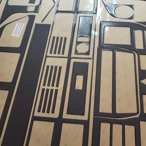 MAN TGX TGS 2020-2024 3D Interior Dashboard Trim Kit Dash Trim Dekor 25-Parts