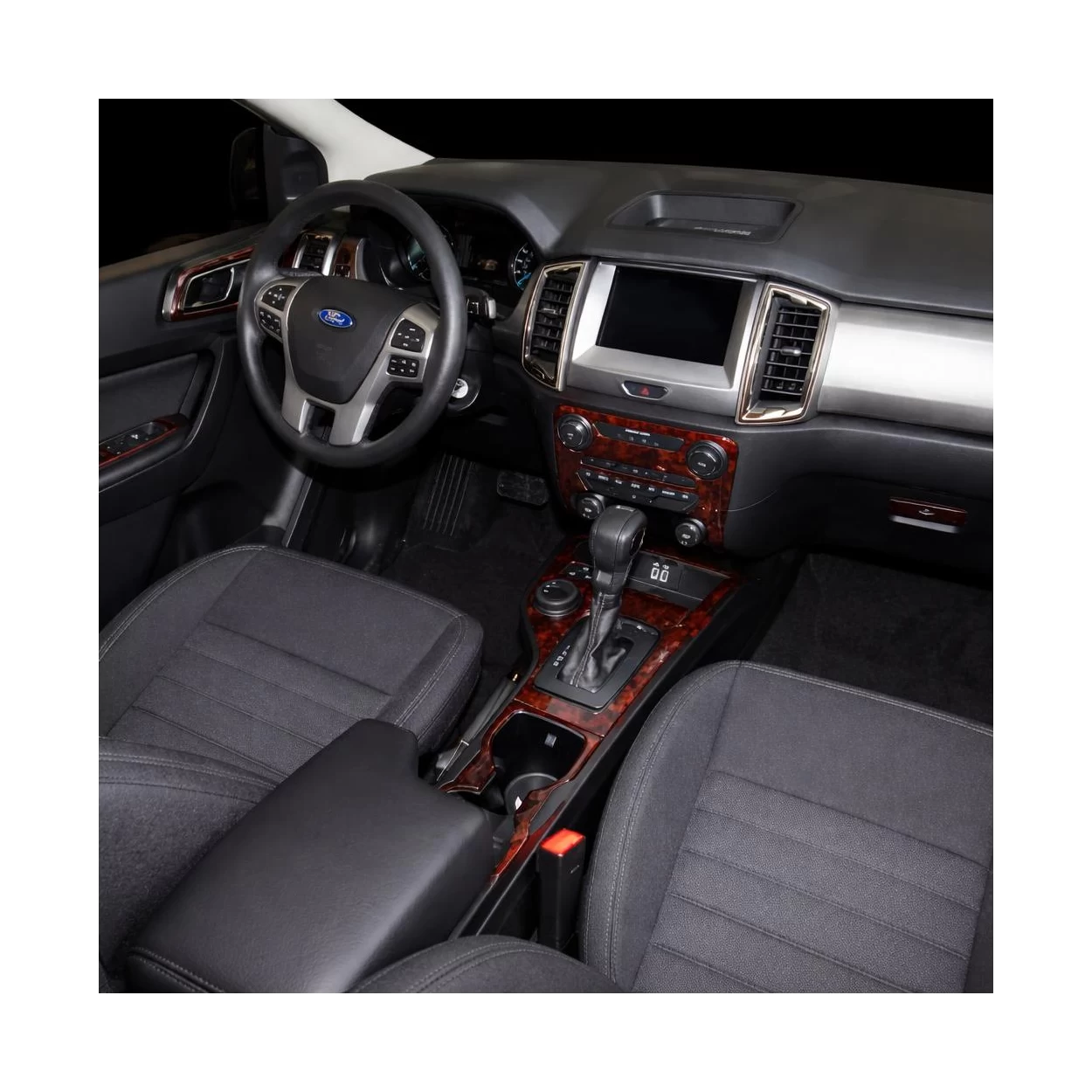 Ford Ranger 2019-2024 Raptor 3D Interior Dashboard Trim Kit Dash Trim Dekor 14-Parts