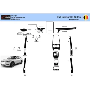 Ford Mustang Mach-E 2021-2024 Interior WHZ Dashboard trim kit 32 Parts 2