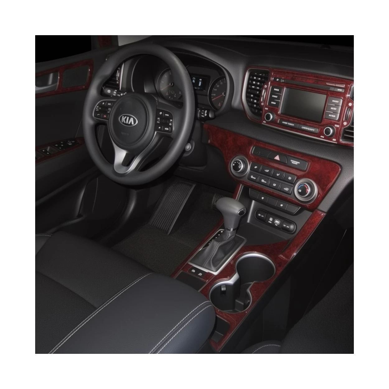 Kia Sportage 2017-2019 Digi-Clima Interior WHZ Dashboard trim kit 18 Parts