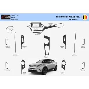 Toyota C-HR 2018-2023 Interior WHZ Dashboard trim kit 22 Parts