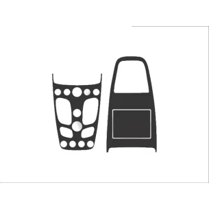 Aston Martin Vanquish 2017 3D Interior Dashboard Trim Kit WHZ Dash Trim Dekor 3-Parts 2