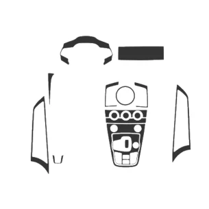 Jaguar F-Type R 2018-UP Full Set Interior Dash Trim Kit 12 Parts