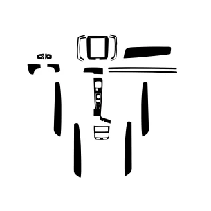 Volvo V90 Cross Country 2017 3D Interior Dashboard Trim Kit Dash Trim Dekor 22-Parts 2