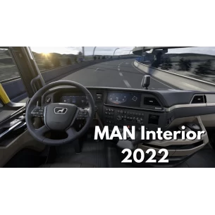 MAN TGX TGS TG3 12.3 inch 2022-2024 3D Interior Dashboard Trim Kit Dash Trim Dekor 25-Parts