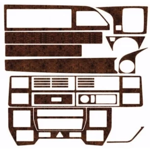 MAN TGX TGS TG3 12.3 inch 2022-2024 3D Interior Dashboard Trim Kit Dash Trim Dekor 25-Parts 2