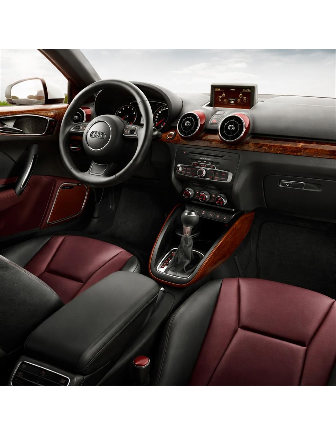 Audi A1 ab 2012 3D Interior Dashboard Trim Kit Dash Trim Dekor 13-Parts