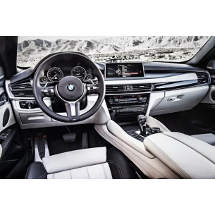 BMW X6 F16 2014 Car Interior Wrap Cutting Template 2