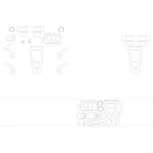 Mercedes-Benz A W177 2018 Interior Wrap Cutting Template