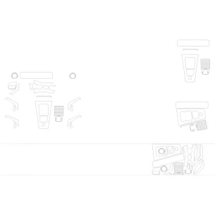 Mercedes-Benz CLA-Class C118 2019 Interior Wrap Cutting Template