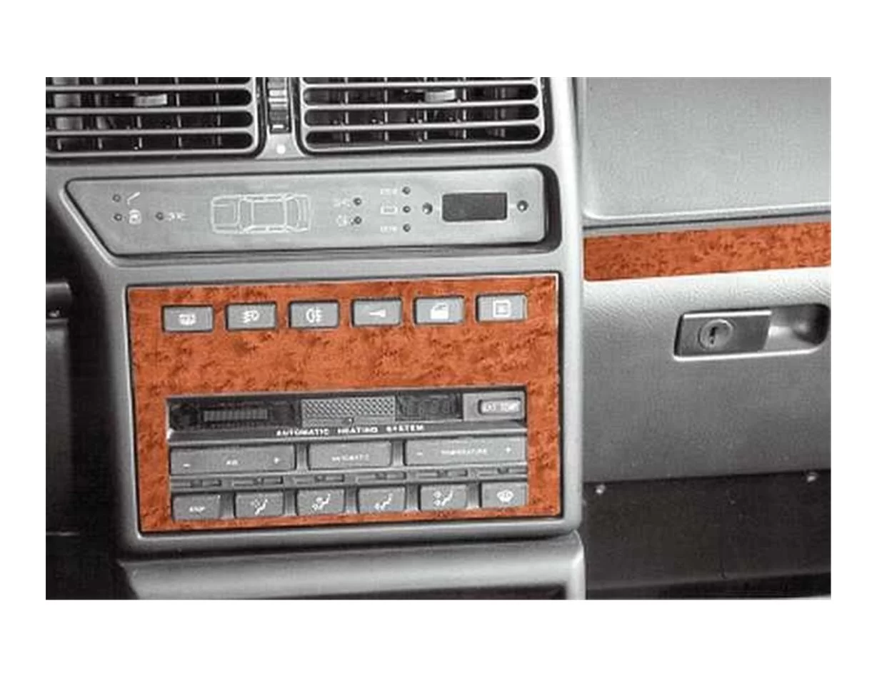 Fiat Croma 01.90-09.96 3D Interior Dashboard Trim Kit Dash Trim Dekor 6-Parts - 1 - Interior Dash Trim Kit