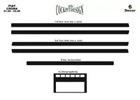 Fiat Croma 01.90-09.96 3D Interior Dashboard Trim Kit Dash Trim Dekor 6-Parts - 2 - Interior Dash Trim Kit Fiat Croma 01.90-09.96 3D Interior Dashboard Trim Kit Dash Trim Dekor 6-Parts - 2 - Interior Dash Trim Kit