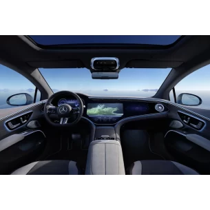 Mercedes-Benz EQS SUV X296 2022 Interior Wrap Cutting Template 2