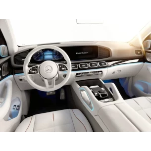 Mercedes-Benz GLS-Class X167 2019 Interior Wrap Cutting Template 2