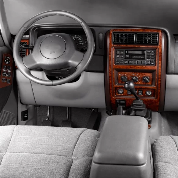 Chrysler Cherokee 04.1997 3D Interior Dashboard Trim Kit Dash Trim Dekor 9-Parts