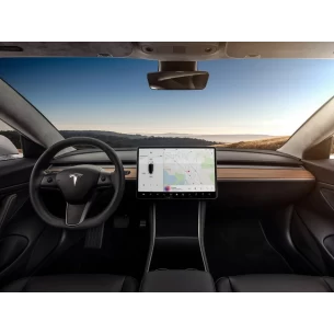 Tesla Model 3 2017 Car Interior Wrap Cutting Template 2