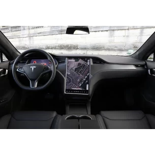 Tesla Model S 2012 Car Interior Wrap Cutting Template 2