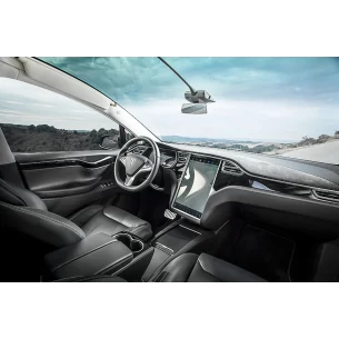 Tesla Model X 2015 Car Interior Wrap Cutting Template 2