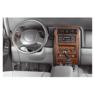 Chrysler Cherokee 04.1997 3D Interior Dashboard Trim Kit Dash Trim Dekor 9-Parts