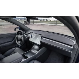 Tesla Model Y 2020 Car Interior Wrap Cutting Template 2