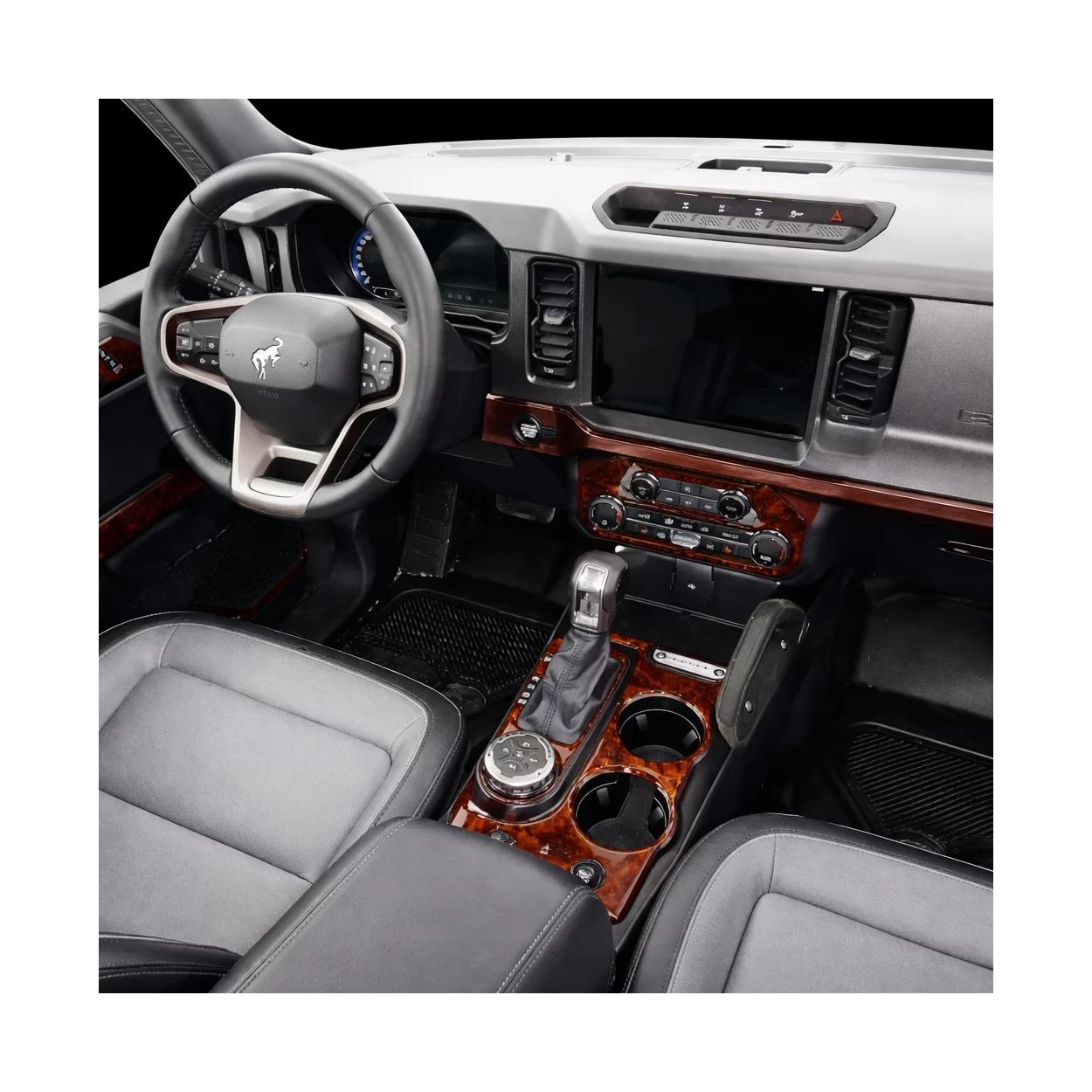 Ford Bronco 2021-2024 3D Interior Dashboard Trim Kit Dash Trim Dekor 56-Parts