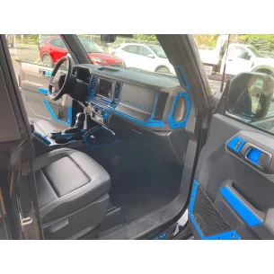 Ford Bronco 2021-2024 3D Interior Dashboard Trim Kit Dash Trim Dekor 56-Parts