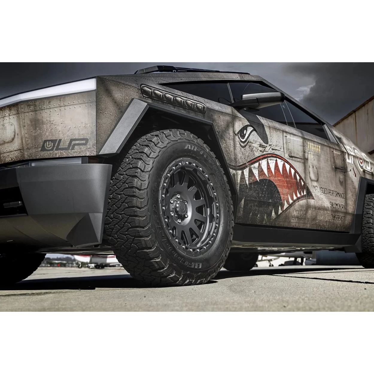 Tesla Cybertruck 2024 P-51 Mustang-Inspired Full Vehicle Designer Wrap