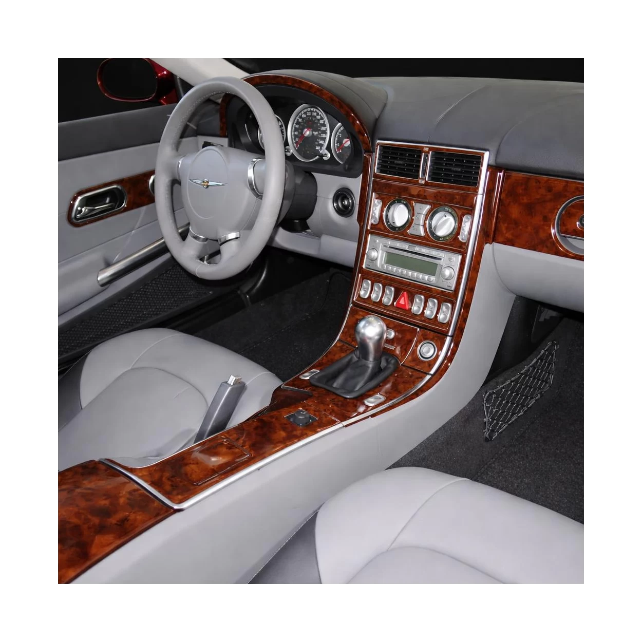 Chrysler Crossfire 2004-2008 3D Interior Dashboard Trim Kit Dash Trim Dekor 35-Parts