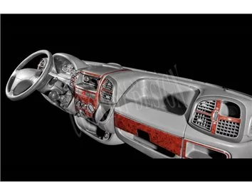 Fiat Ducato 03.02-01.06 3D Interior Dashboard Trim Kit Dash Trim Dekor 15-Parts - 1 - Interior Dash Trim Kit