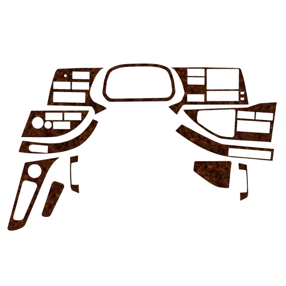 Mercedes Tourismo 2022 RHD 3D Interior Dashboard Trim Kit Dash Trim Dekor 12-Parts