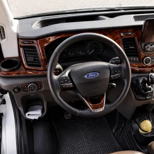 Ford New Transit 2020 3D Interior Dashboard Trim Kit Dash Trim Dekor 27-Parts Navi