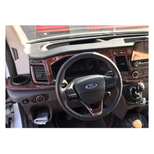 Ford New Transit 2020 3D Interior Dashboard Trim Kit Dash Trim Dekor 27-Parts Navi