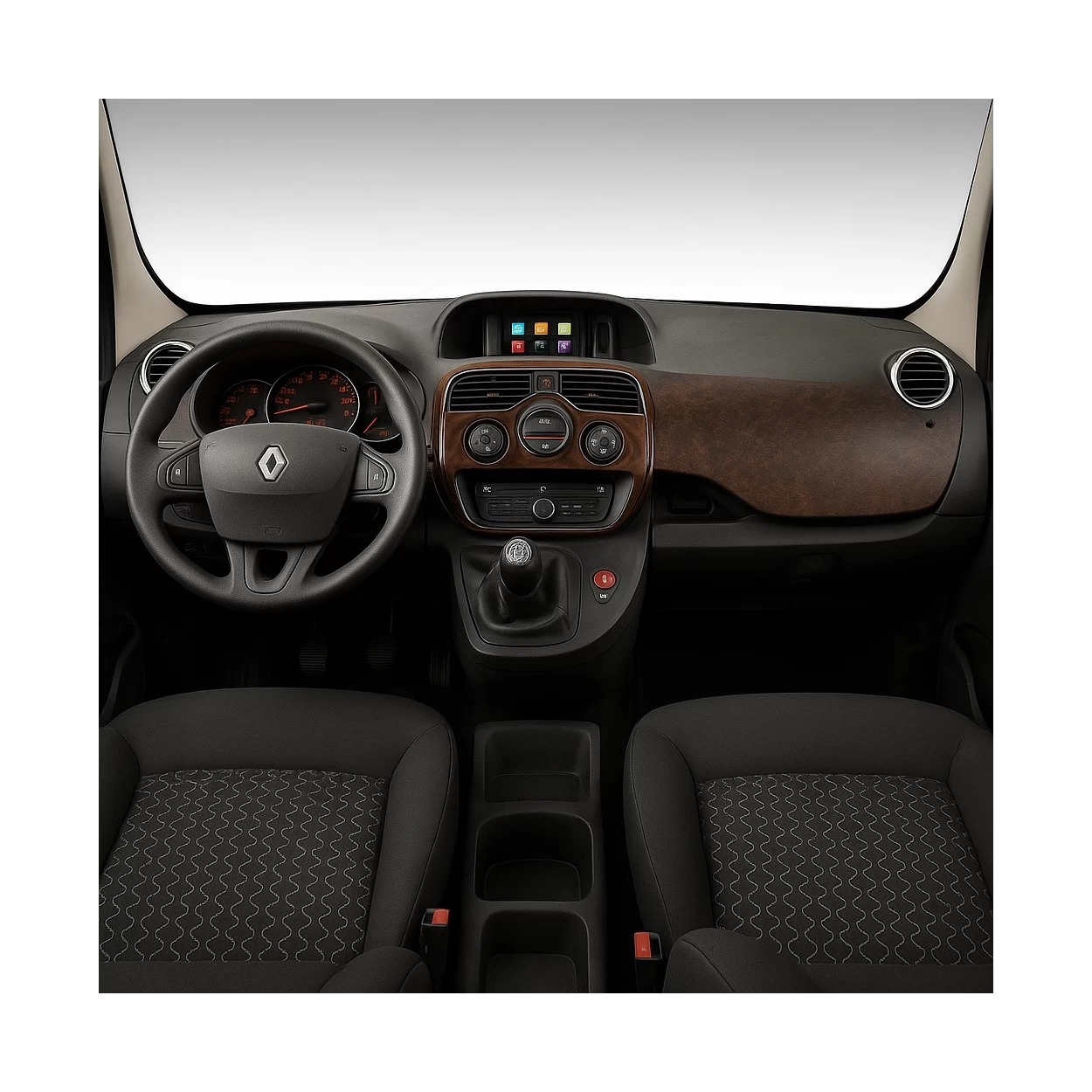 Renault Kangoo 2013-2019 3D Interior Dashboard Trim Kit Dash Trim Dekor 14-Parts