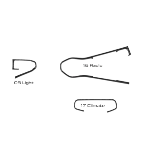 Hyundai Veloster 2019-2022 Basic Set Interior Dashboard Trim Kit