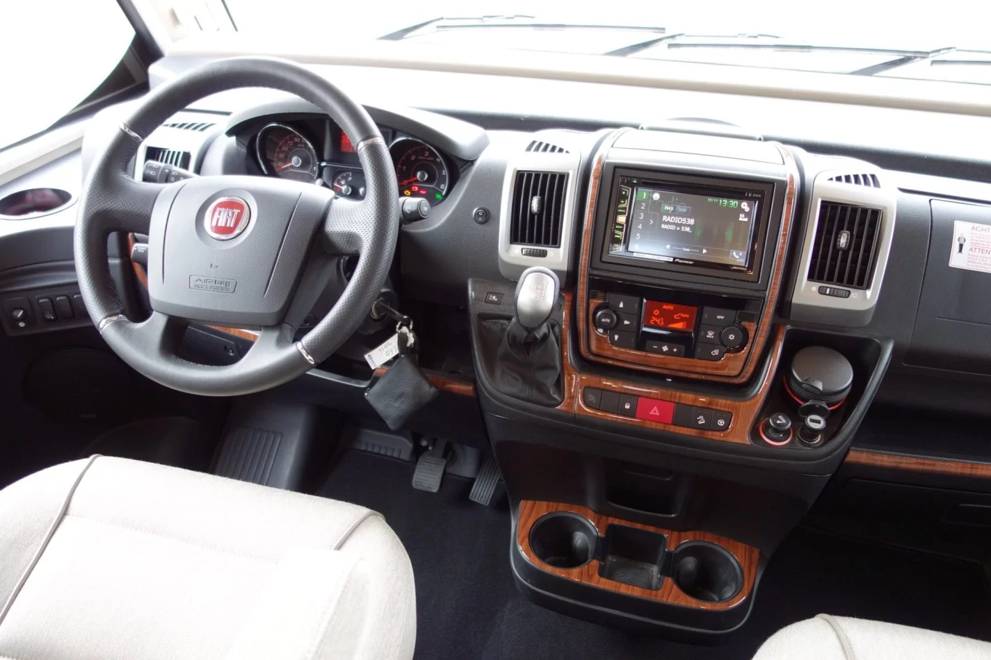 Fiat Ducato 2014 3D Interior Dashboard Trim Kit Dash Trim Dekor 25-Parts - 1 - Interior Dash Trim Kit