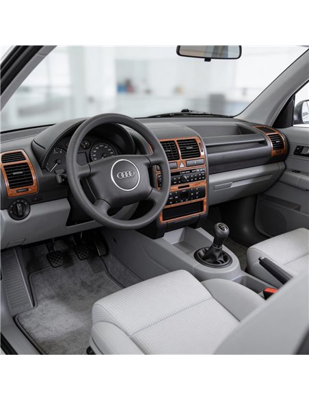 Audi A2 02.00-01.05 3D Interior Dashboard Trim Kit Dash Trim Dekor 8-Parts