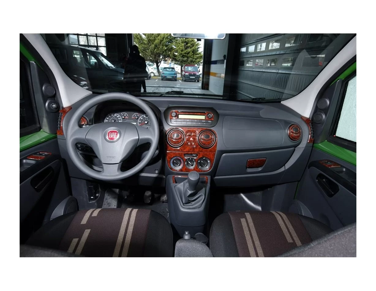 Fiat Fiorino 01.2008 3D Interior Dashboard Trim Kit Dash Trim Dekor 27-Parts - 1 - Interior Dash Trim Kit