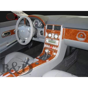 Chrysler CrossFire 2004-UP Full Set, Manual Gear Box Interior BD Dash Trim Kit