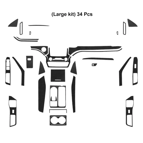 Ford Explorer 2020-2023 3D Interior Dashboard Trim Kit Dash Trim Dekor 32-Parts
