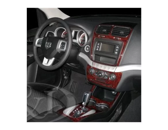 Fiat Freemont ab 2011 3D Interior Dashboard Trim Kit Dash Trim Dekor 19-Parts - 1 - Interior Dash Trim Kit
