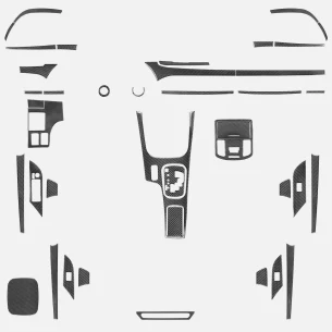 Toyota Hilux 2015-2023 Interior WHZ Dashboard trim kit 38 Parts 2