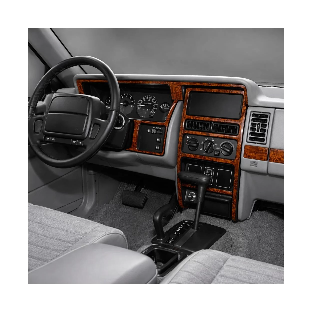 Chrysler Grand Cherokee 09.92-01.96 3D Interior Dashboard Trim Kit Dash Trim Dekor 9-Parts